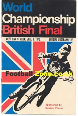 World Speedway Championship British Final 1970