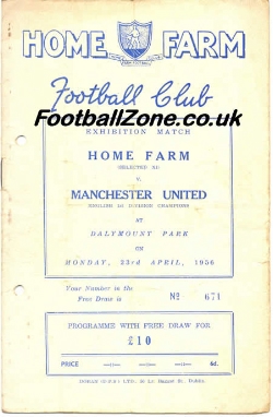 Home Farm v Manchester United 1956 – Busby Babes – Ireland