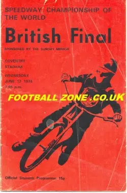 World Championship British Final 1974