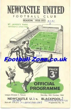 Newcastle United v Bolton Wanderers 1950
