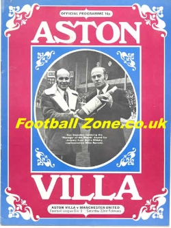 Aston Villa v Manchester United 1975