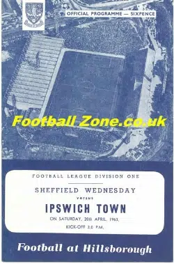 Sheffield Wednesday v Ipswich Town 1963 – David Layne Match Fix