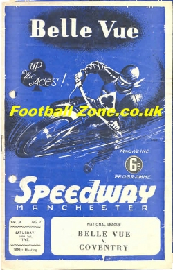 Belle Vue Speedway v Coventry 1963