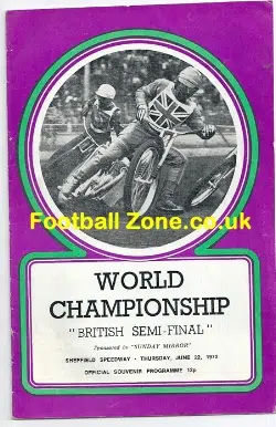World Speedway Championship British Final 1972 – Semi