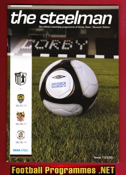 Corby Town v Notts County 2011 – First Match at Steel Park