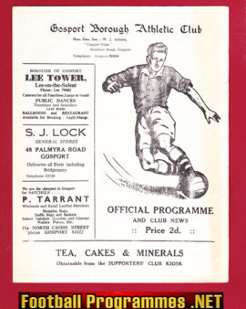 Gosport Borough Athletic v Netley 1963 – Hants League
