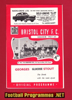 Bristol City v Hereford United 1961 – FA Cup