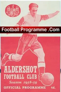 Aldershot v Gateshead 1958