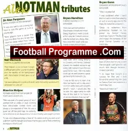 Alex Notman Testimonial Benefit Match Manchester United 2005