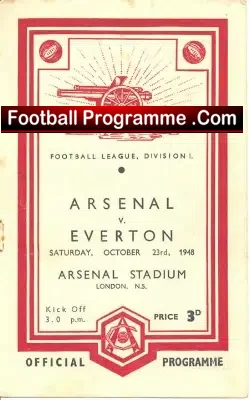 Arsenal v Everton 1948