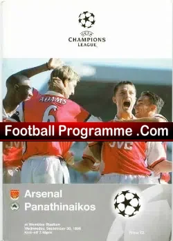 Arsenal v Pathiniakos 1998