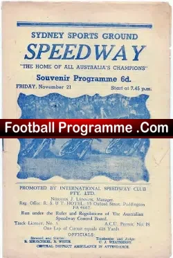 Australia Speedway 1940’s