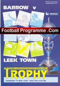 Barrow v Leek 1990 – FA Trophy Final