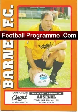 Barry Fry Testimonial Benefit Match Barnet 1992