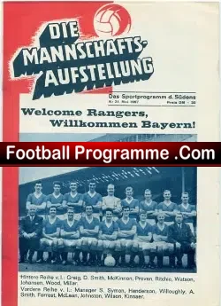 Bayern Munich v Glasgow Rangers 1967 – European CWC Final