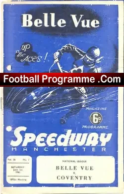 Belle Vue Speedway v Coventry 1963