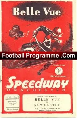 Belle Vue Speedway v Newcastle 1966