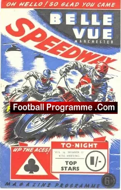 Belle Vue Speedway v Top Stars 1953