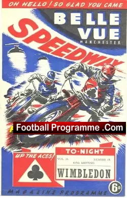 Belle Vue Speedway v Wimbledon 1953