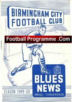 Birmingham City v Fulham 1949