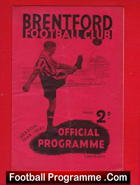 Brentford v Blackpool 1946