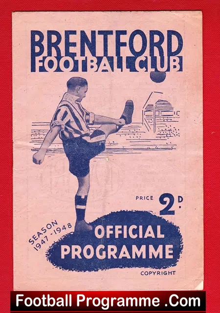 Brentford v Cardiff City 1947