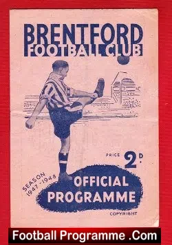 Brentford v Cardiff City 1947