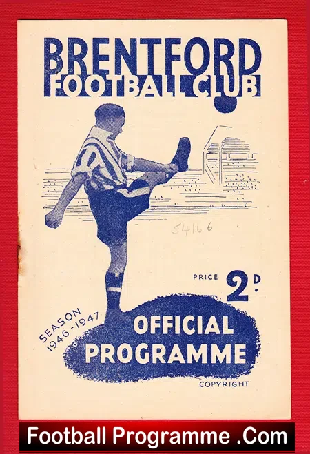 Brentford v Charlton Athletic 1946