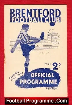 Brentford v Charlton Athletic 1946