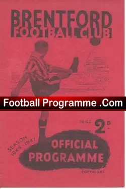 Brentford v Huddersfield Town 1946