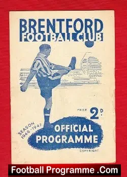 Brentford v Leicester City 1947