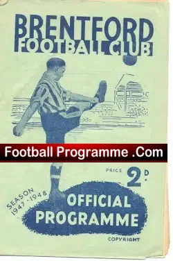Brentford v Newcastle United 1948 – Plus Len Shackleton