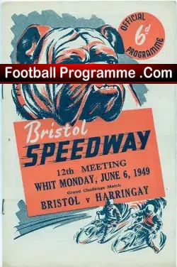 Bristol Speedway v Norwich 1949