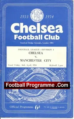 Chelsea v Manchester City 1954