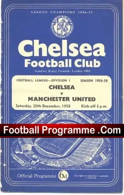 Chelsea v Manchester United 1959