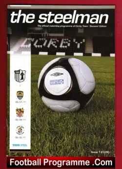 Corby Town v Notts County 2011 – First Match at Steel Park