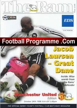 Derby County v Manchester United 1998 – Treble Season Away Match