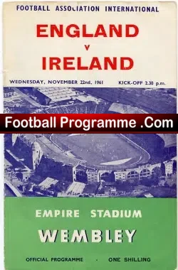 England v Ireland 1961 – Ray Crawford Debut