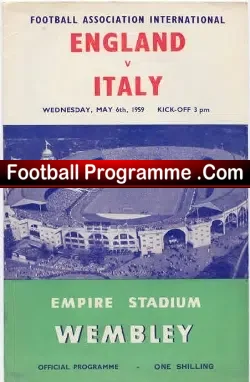 England v Italy 1959