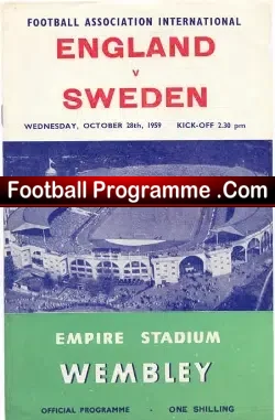 England v Sweden 1959