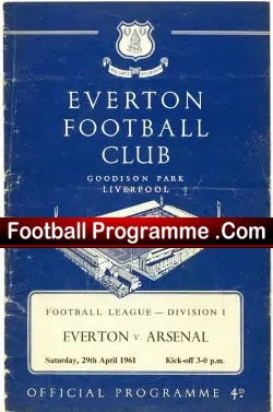 Everton v Arsenal 1961
