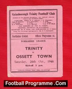 Gainsborough Trinity v Osset Town 1946