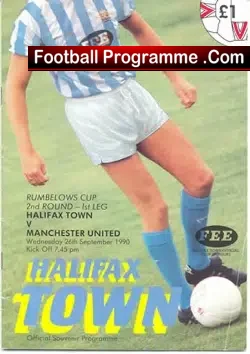 Halifax Town v Manchester United 1990 – Man Utd
