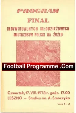 International Speedway Programme 1978