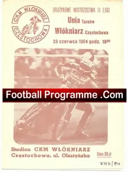International Speedway Programme 1984