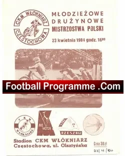 International Speedway Programme 1984
