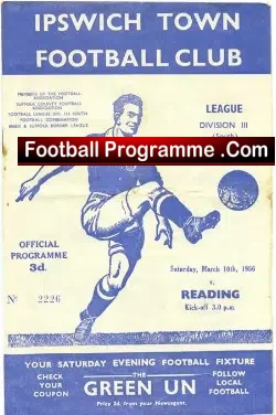 Ipswich Town v Reading 1956