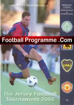 Jersey Football Tournament Manchester United 2004