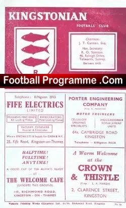 Kingstonian v Bromley 1953