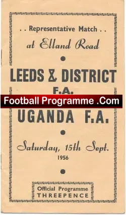Leeds & District FA v Uganda FA 1956 – First Bare Footed Match